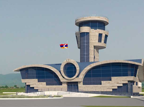 Степанакертский аэропорт, ответ руководства РА и выстрелы со стороны Азербайджана