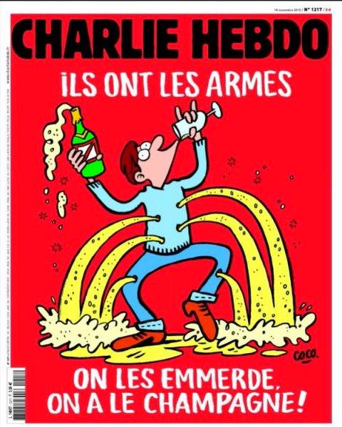 Арзо о карикатурах Charlie Hebdo на тему терроризма