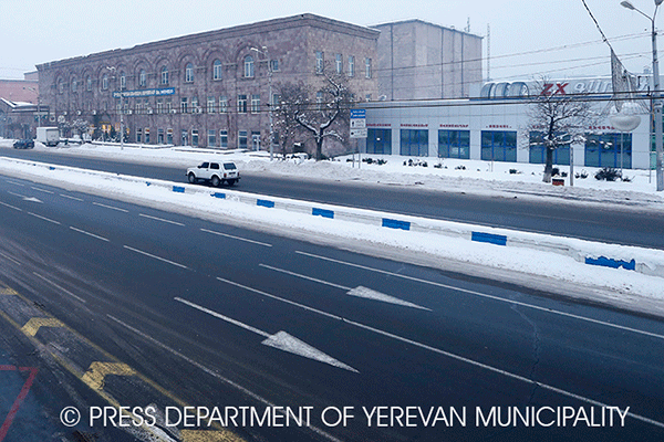 Мэрия Еревана: главные улицы столицы очищены от снега