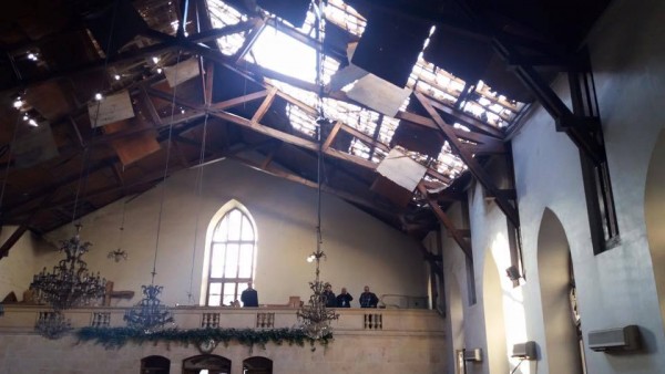 Ракетному обстрелу подверглась Армянская Евангелическая церковь Алеппо (ФОТО)