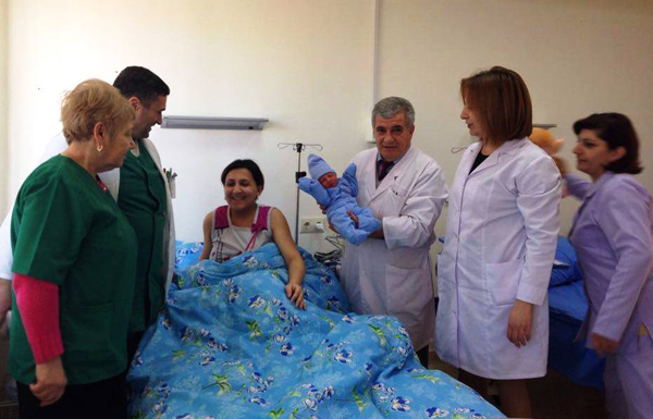 В новом медицинском центре Мегри родился первый младенец