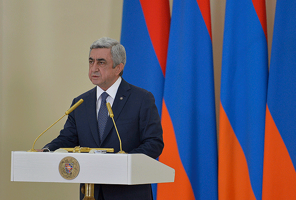Серж Саргсян: главная цель нового законодательства и новых выборов – обеспечение стабильности системы правления Армении: