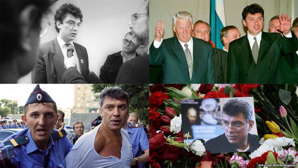 ПРЯМОЙ ЭФИР. В Москве проходит акции памяти убитого год назад Бориса Немцова