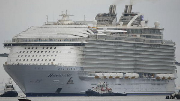 Harmony of the Seas: крупнейший в мире круизный лайнер стоимостью в €1 млрд выходит в море (ФОТО)
