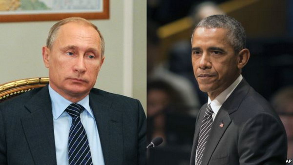Путин проинформировал Обаму о выводе основной части авиагруппировки из Сирии