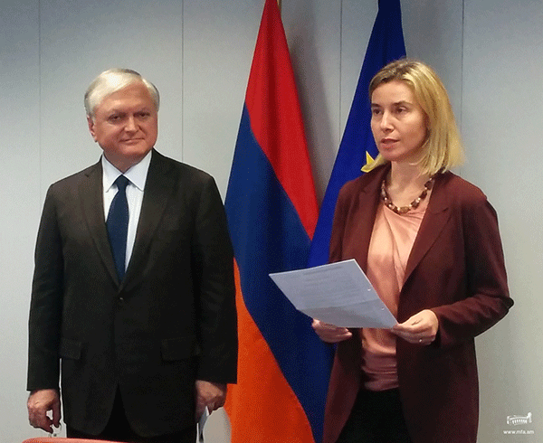Федерика Могерини: ЕС – торговый партнер, инвестор и донор Армении N1, но вопрос не только в деньгах