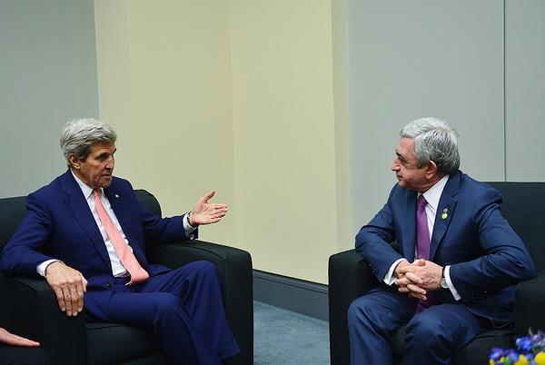 Серж Саргсян провел телефонные переговоры с Госсекретарем США Джоном Керри