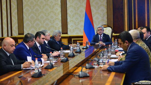 Серж Саргсян созвал заседание Совета национальной безопасности