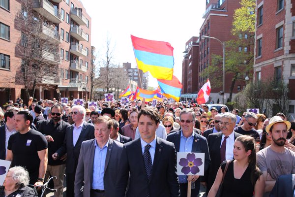 Премьер Канады: «Мы храним память о тех, которые погибли и тех, которые смогли пережить Геноцид»