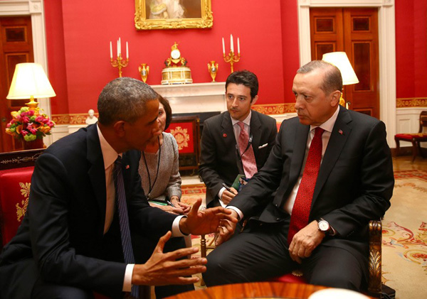 Президент США принял Эрдогана в Вашингтоне