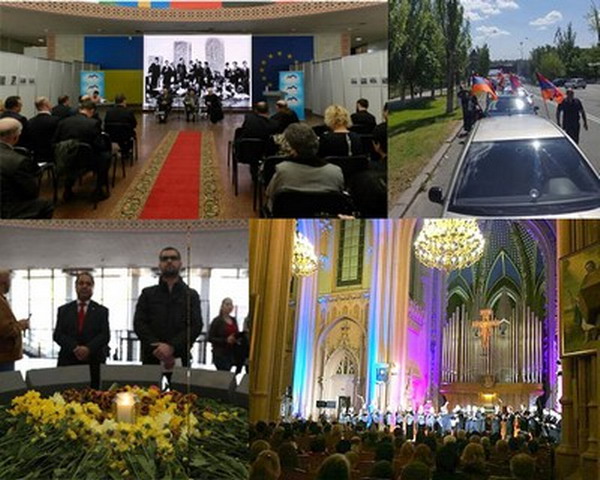 В крупнейших городах Украины прошли мероприятия, посвященные 101-й годовщине Геноцида армян (ФОТО)