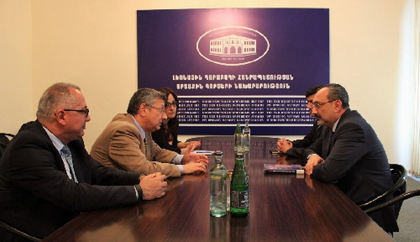 Глава МИД НКР принял делегацию Армянской Ассамблеи Америки во главе с Ваном Крикоряном