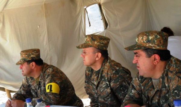 В Армении прошли усиленные полковые военные учения Первого армейского корпуса