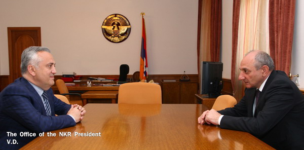 Бако Саакян принял председателя ЦБ Армении Артура Джавадяна