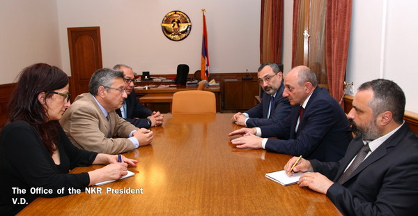 Бако Саакян принял сопредседателя Совета попечителей Армянской Ассамблеи Америки Вана Крикоряна