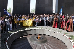 В Национальном Собрании Армении почтили память жертв Геноцида понтийских греков в Османской Турции