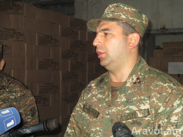 Мои солдаты не едят просроченную еду: майор Артур Петоян (ФОТО)