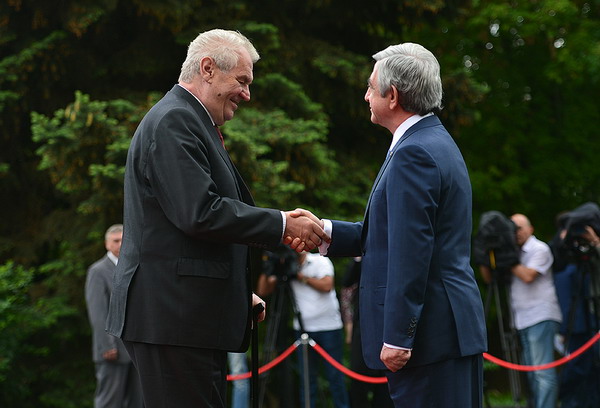Завершился государственный визит Президента Чехии в Армению
