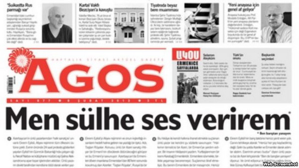 Стамбульская газета «Акос» назвала оскорбительным письмо архиепископа Атешяна Эрдогану
