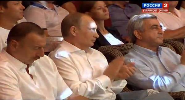 Трехсторонняя встреча Саргсян-Путин-Алиев состоится в Санкт-Петербурге 20 июня: Кремль