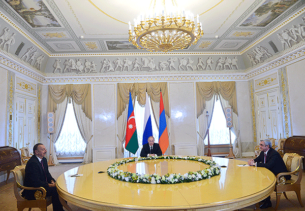Совместное заявление президентов Армении, Азербайджана и РФ по Нагорно-Карабахскому урегулированию