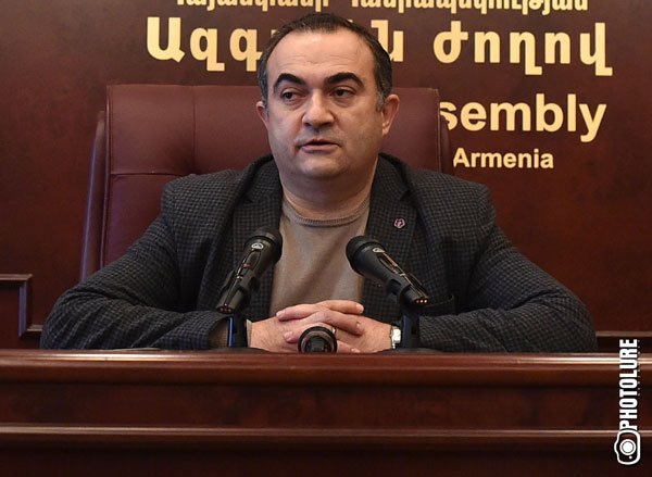 Теван Погосян – в ходе часа заявлений в парламенте: «Приезжайте в Армению, здесь прекрасно!»