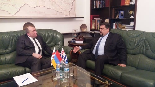 Прощальные встречи генерального консула Армении в Батуми Арама Григоряна