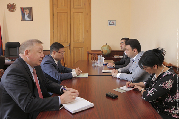 Э.Шармазанов – послу Казахстана: «Мы готовы защищать безопасность народа Арцаха»