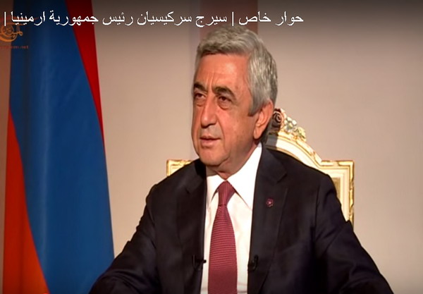 Самое главное, чтобы Карабах был вне Азербайджана: Серж Саргсян – арабскому телеканалу