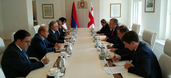 Эдвард Налбандян в Тбилиси встретился с премьером Грузии Георгием Квирикашвили