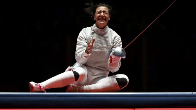 Выступающая за Россию Яна Егорян стала олимпийской чемпионкой по фехтованию