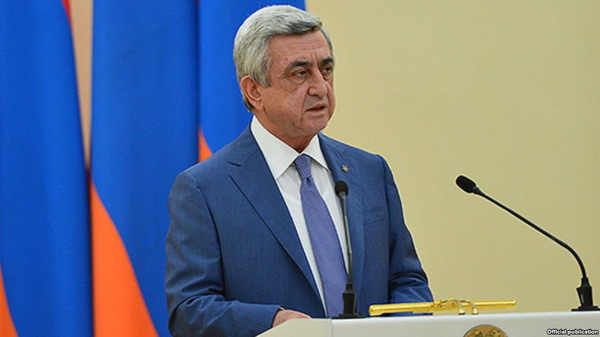 Серж Саргсян подписал указ о роспуске аппарата Совета безопасности Армении