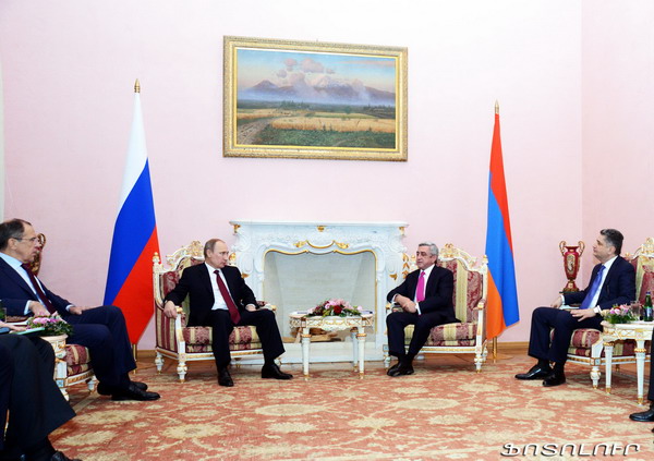 Серж Саргсян отправляется с рабочим визитом в Россию на встречу с Путиным