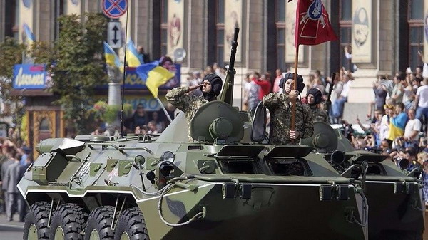 Военный парад в Киеве в честь 25-летия Независимости Украины: видео