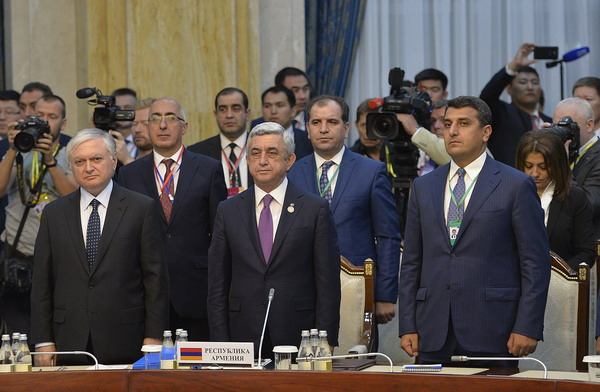 Серж Саргсян принял участие в заседании глав государств-членов СНГ в Бишкеке