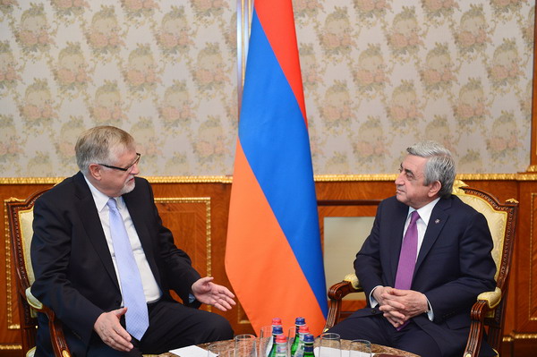 Серж Саргсян и Герберт Зальбер обсудили вопросы Нагорно-Карабахского урегулирования