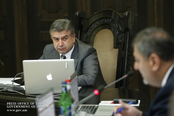 Кабинет министров на заседании одобрил программу Правительства Армении
