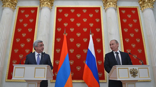В Ереване зачитали послание Владимира Путина