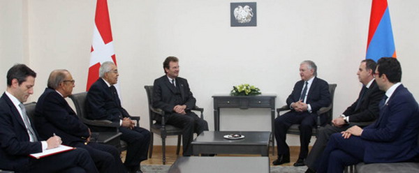 Эдвард Налбандян встретился с канцлером Суверенного военного ордена Мальты Альбрехтом фон Безелагером