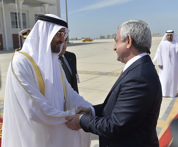 Серж Саргсян отправился в Объединенные Арабские Эмираты с официальным визитом