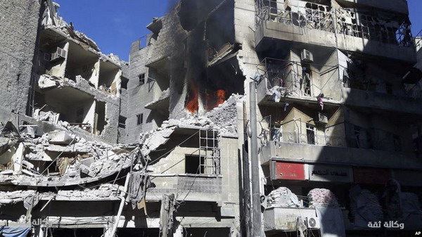 Белый дом потребовал: «немедленно прекратить чудовищные бомбардировки» Алеппо