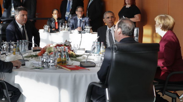 Президент США с европейскими лидерами обсудил проблемы трансатлантических отношений