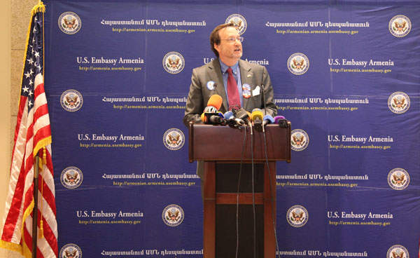 Мероприятие в посольстве США, посвященное президентским выборам и 25-летию отношений Армения-США