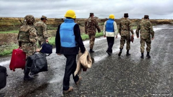 Миссия ОБСЕ провела плановый мониторинг линии соприкосновения ВС НКР и Азербайджана воесточнее села Талиш
