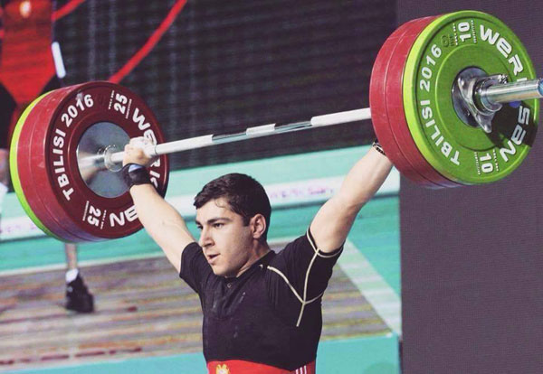 Давид Ованнисян – победитель первенства Европы среди молодежи по тяжелой атлетике!