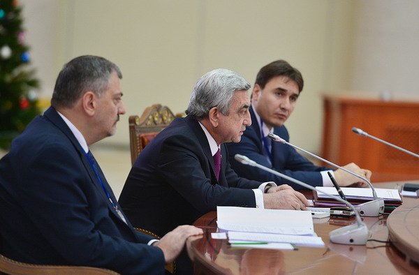 Серж Саргсян: остро стоит вопрос обеспечения непрерывной связи Армении со странами-членами ЕАЭС: