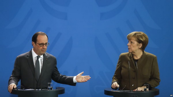 Лидеры Германии и Франции – за продление санкций против России