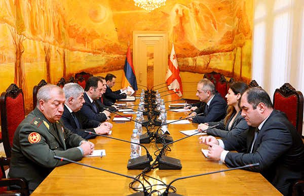 Виген Саргсян в парламенте Грузии обсудил перспективы развития армяно-грузинских отношений