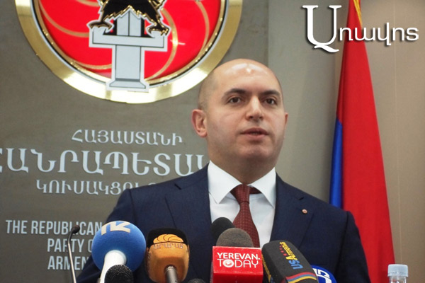 «Сейран Оганян – не первый, кто вступает в политику в качестве бывшего министра обороны»: Армен Ашотян