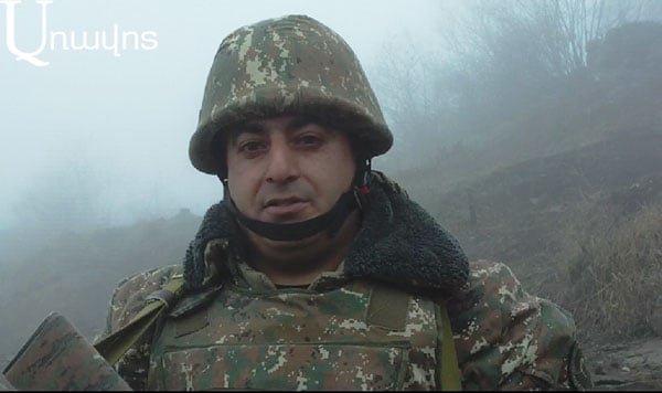 Армянский боец: «Чтоб не было войны, и наши малыши росли в Свободной и Независимой Армении» — видео